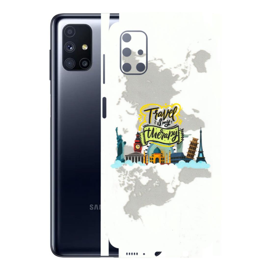Samsung M/F/Note/Flip and C Phone Skins (All Models) - Travel Therapy - 3D Embossed Finish (L-199) Samsung Galaxy M51