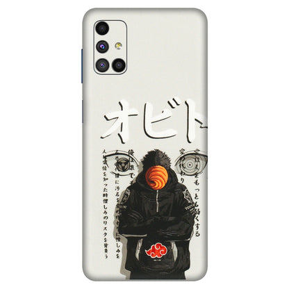 Samsung M/F/Note/Flip and C Phone Skins (All Models) - Obito Anime Eye - 3D Embossed Finish (L-19) Samsung Galaxy M51