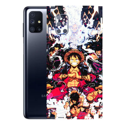 Samsung M/F/Note/Flip and C Phone Skins (All Models) - Luffy Anime Character - 3D Embossed Finish (L-203) Samsung Galaxy M51
