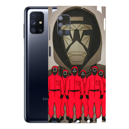 Samsung M/F/Note/Flip and C Phone Skins (All Models) - Squid Game Hero - 3D Embossed Finish (L-245) Samsung Galaxy M51