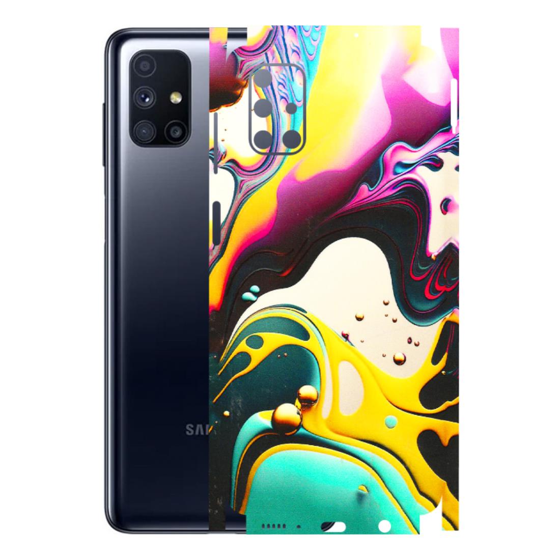 Samsung M/F/Note/Flip and C Phone Skins (All Models) - Multicolor Abstract pattern - 3D Embossed Finish (L-254) Samsung Galaxy M51