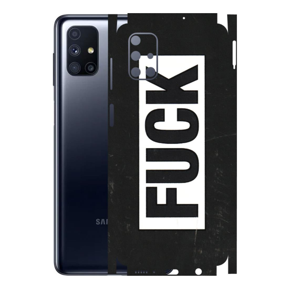 Samsung M/F/Note/Flip and C Phone Skins (All Models) - The F Word - 3D Embossed Finish (L-255) Samsung Galaxy M51
