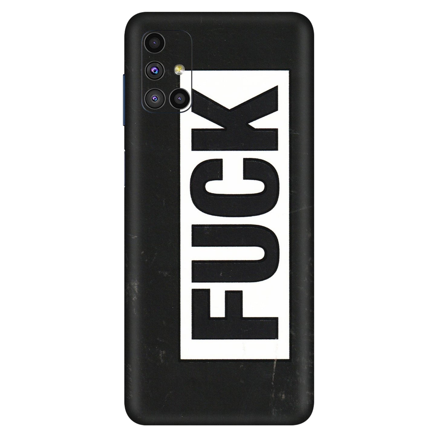 Samsung M/F/Note/Flip and C Phone Skins (All Models) - The F Word - 3D Embossed Finish (L-255) Samsung Galaxy M51
