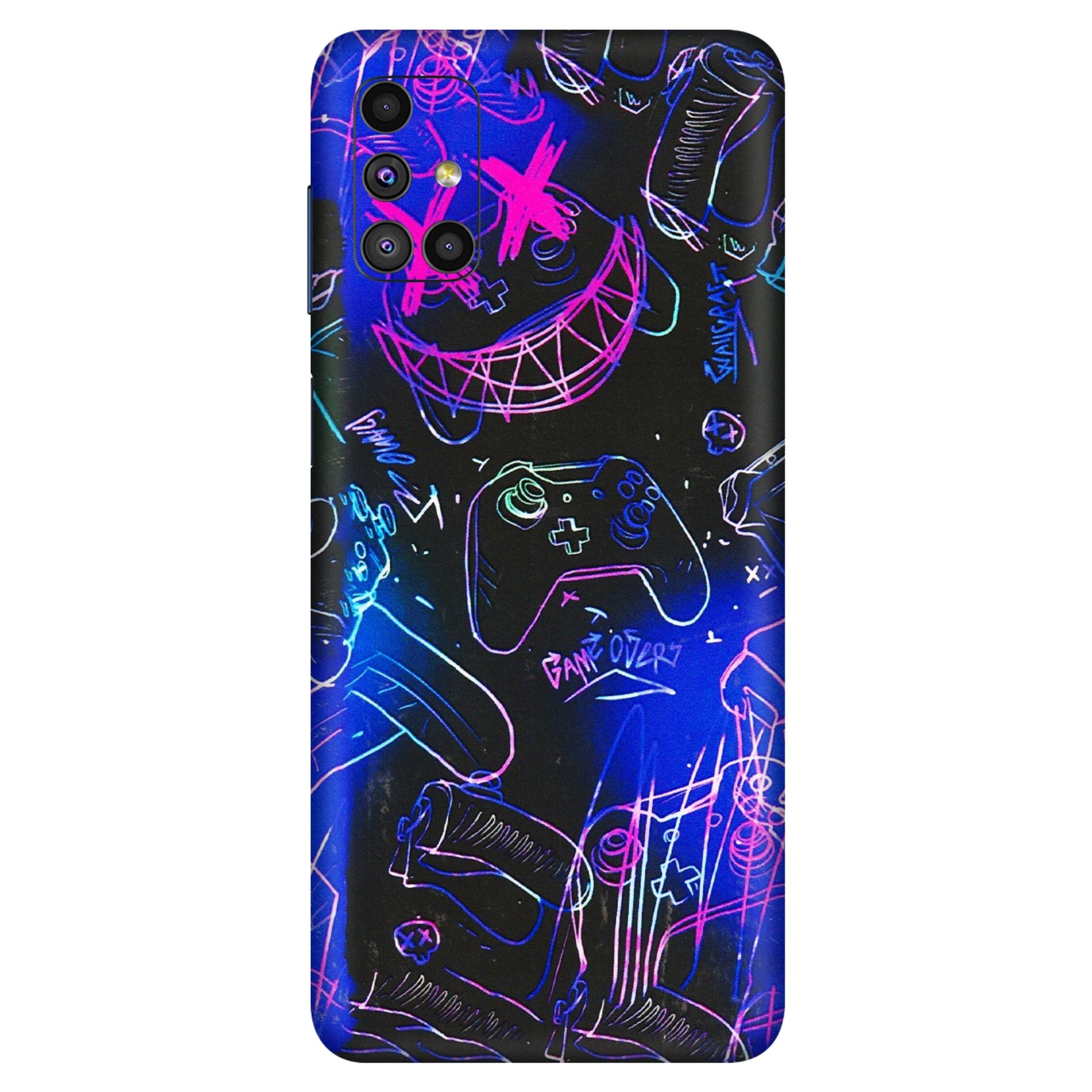 Samsung M/F/Note/Flip and C Phone Skins (All Models) - Gamers Paradise - 3D Embossed Finish (L-258) Samsung Galaxy M51