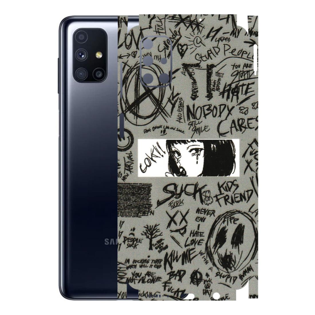 Samsung M/F/Note/Flip and C Phone Skins (All Models) - Never Have Love Anime - 3D Embossed Finish (L-260) Samsung Galaxy M51