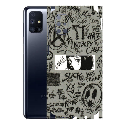 Samsung M/F/Note/Flip and C Phone Skins (All Models) - Never Have Love Anime - 3D Embossed Finish (L-260) Samsung Galaxy M51