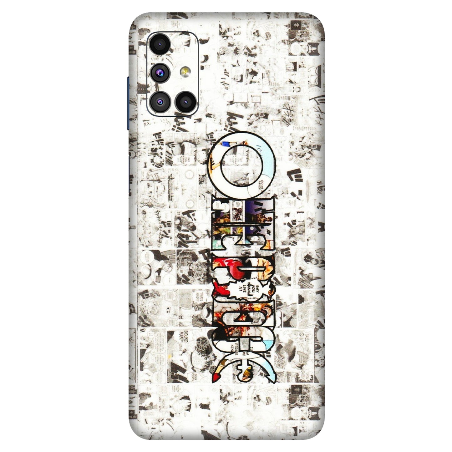 Samsung M/F/Note/Flip and C Phone Skins (All Models) - One Piece Manga - 3D Embossed Finish (L-26) Samsung Galaxy M51