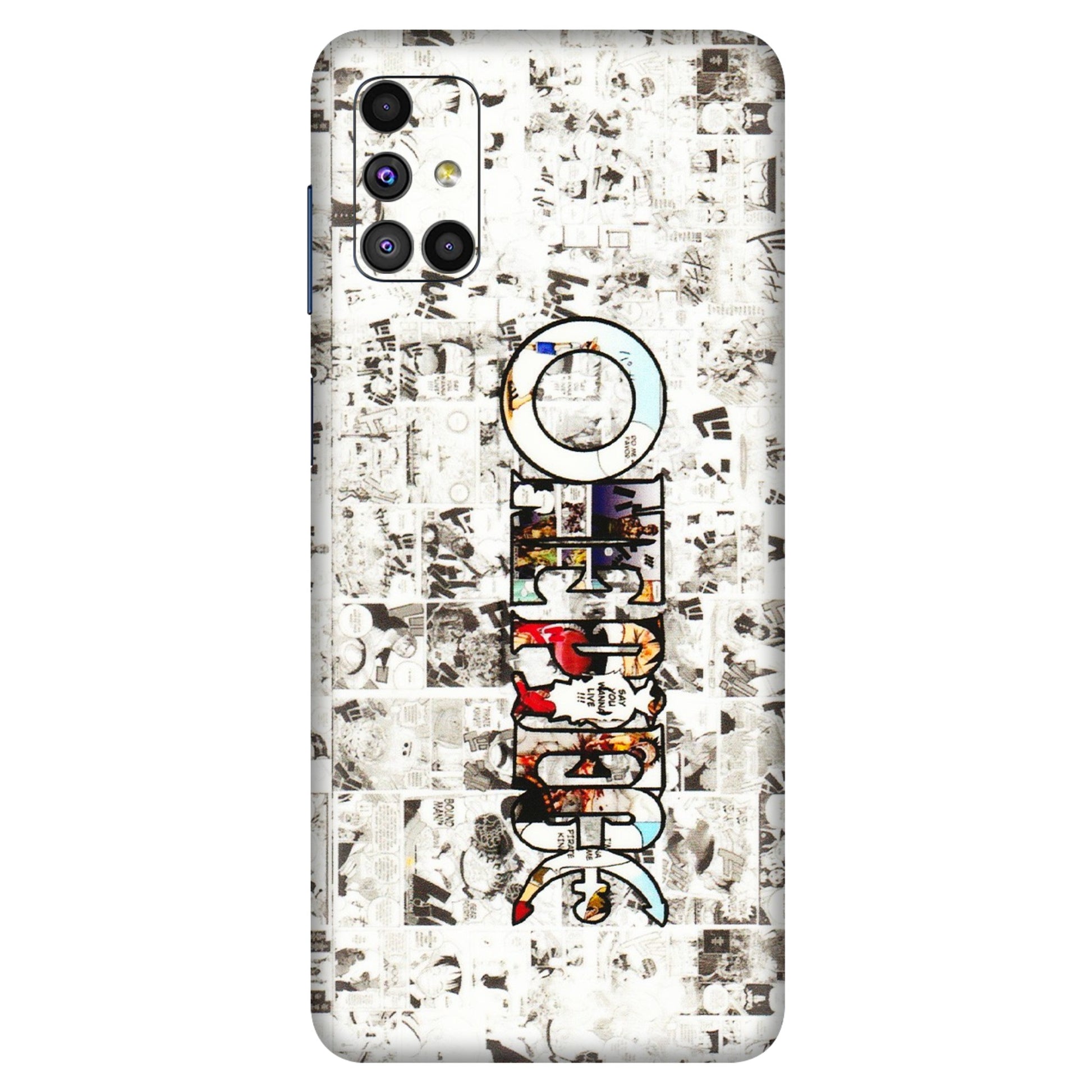 Samsung M/F/Note/Flip and C Phone Skins (All Models) - One Piece Manga - 3D Embossed Finish (L-26) Samsung Galaxy M51
