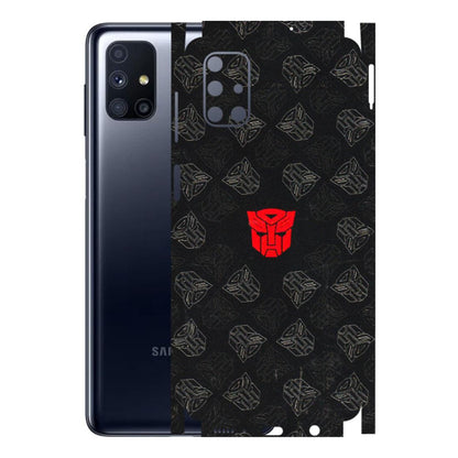 Samsung M/F/Note/Flip and C Phone Skins (All Models) - Transformers Devastation - 3D Embossed Finish (L-301) Samsung Galaxy M51