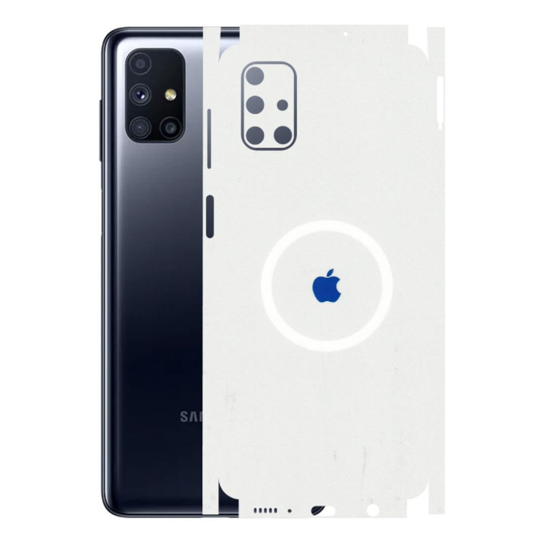 Samsung M/F/Note/Flip and C Phone Skins (All Models) - iPhone Magsafe Logo - 3D Embossed Finish (L-320) Samsung Galaxy M51