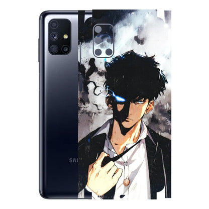 Samsung M/F/Note/Flip and C Phone Skins (All Models) - Sung Jinwoo Manhwa Anime - 3D Embossed Finish (L-328) Samsung Galaxy M51