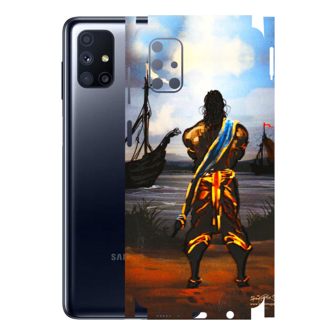 Samsung M/F/Note/Flip and C Phone Skins (All Models) - Heavenly God Figure - 3D Embossed Finish (L-34) Samsung Galaxy M51