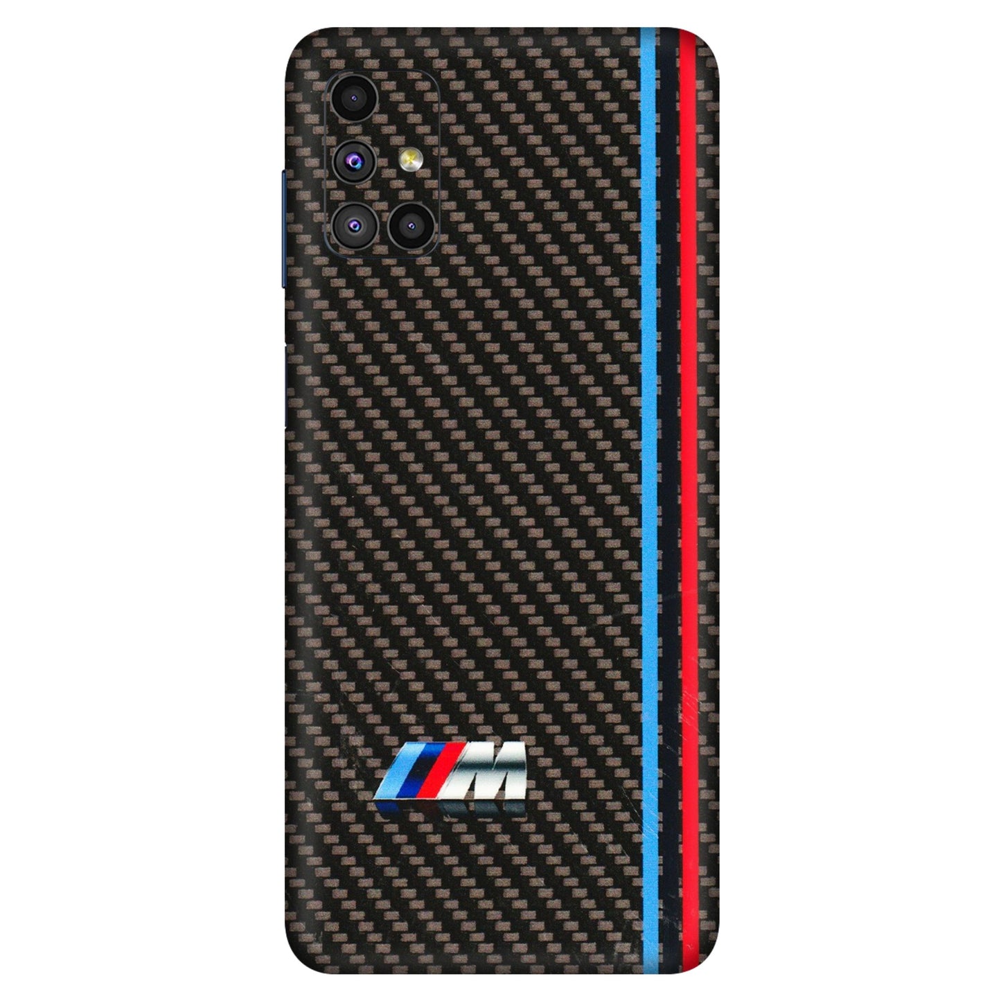 Samsung M/F/Note/Flip and C Phone Skins (All Models) - BM Carbon Fiber Feels - 3D Embossed Finish (L-38) Samsung Galaxy M51