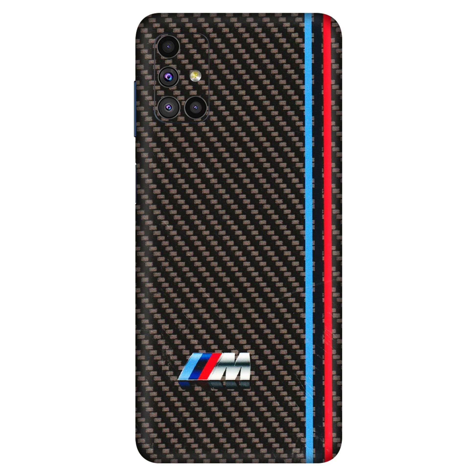 Samsung M/F/Note/Flip and C Phone Skins (All Models) - BM Carbon Fiber Feels - 3D Embossed Finish (L-38) Samsung Galaxy M51