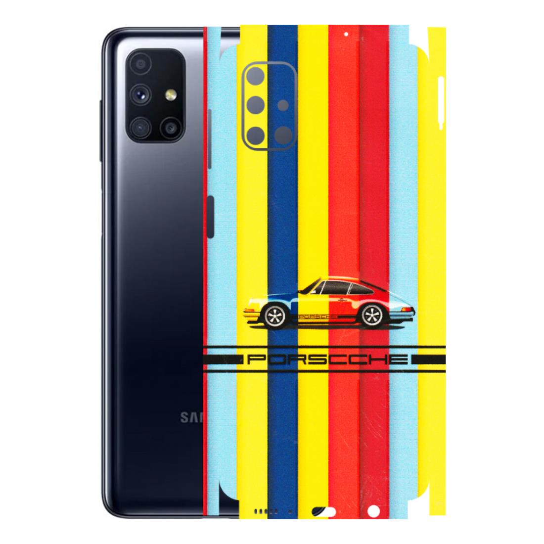 Samsung M/F/Note/Flip and C Phone Skins (All Models) - Multicolour Porche - 3D Embossed Finish (L-39) Samsung Galaxy M51