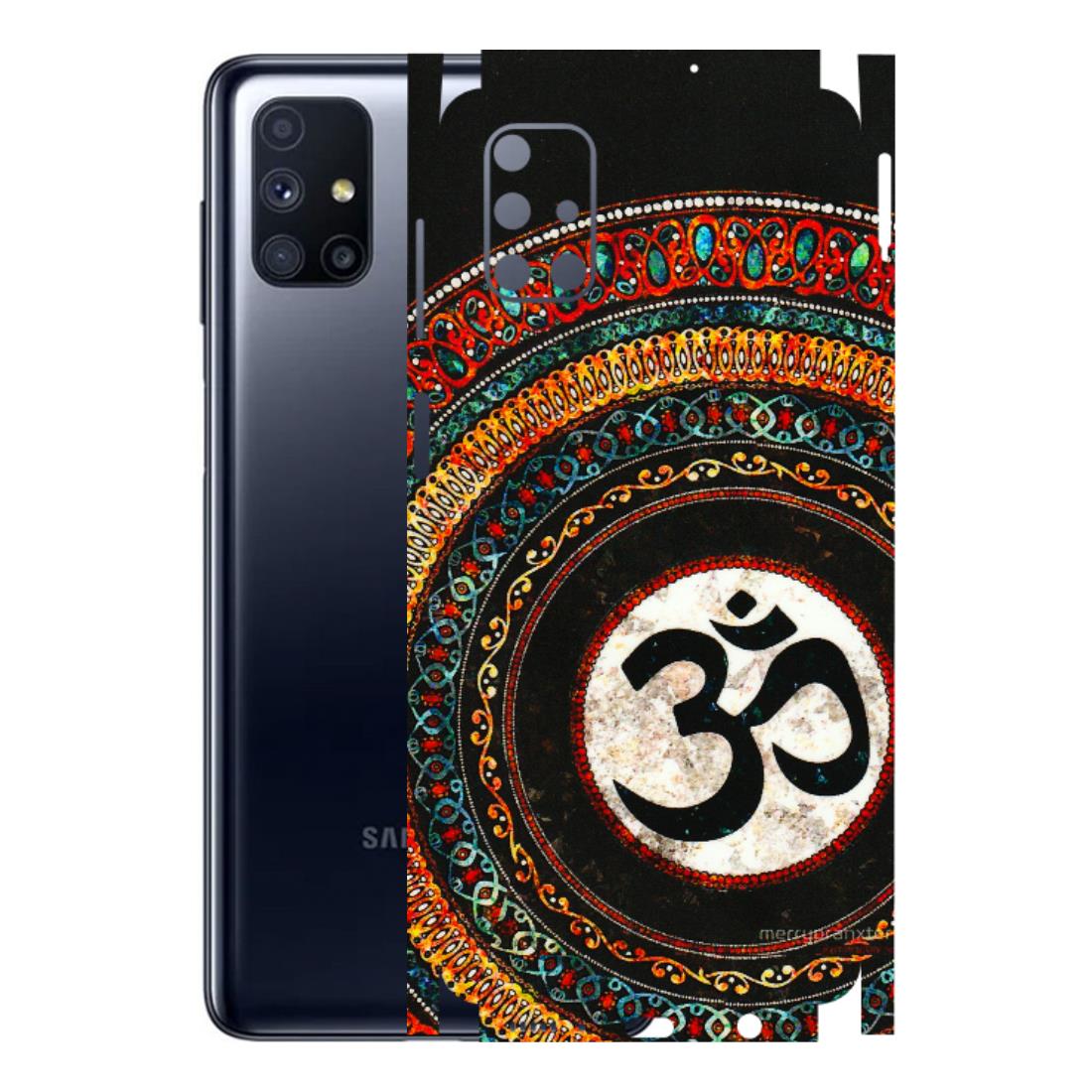 Samsung M/F/Note/Flip and C Phone Skins (All Models) - Aum Chant Abstract - 3D Embossed Finish (L-42) Samsung Galaxy M51