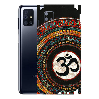 Samsung M/F/Note/Flip and C Phone Skins (All Models) - Aum Chant Abstract - 3D Embossed Finish (L-42) Samsung Galaxy M51