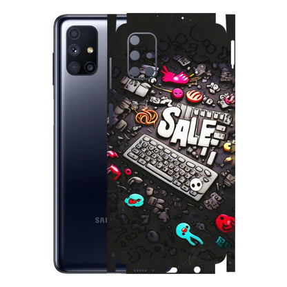 Samsung M/F/Note/Flip and C Phone Skins (All Models) - Gadgets Sale - 3D Embossed Finish (L-50) Samsung Galaxy M51
