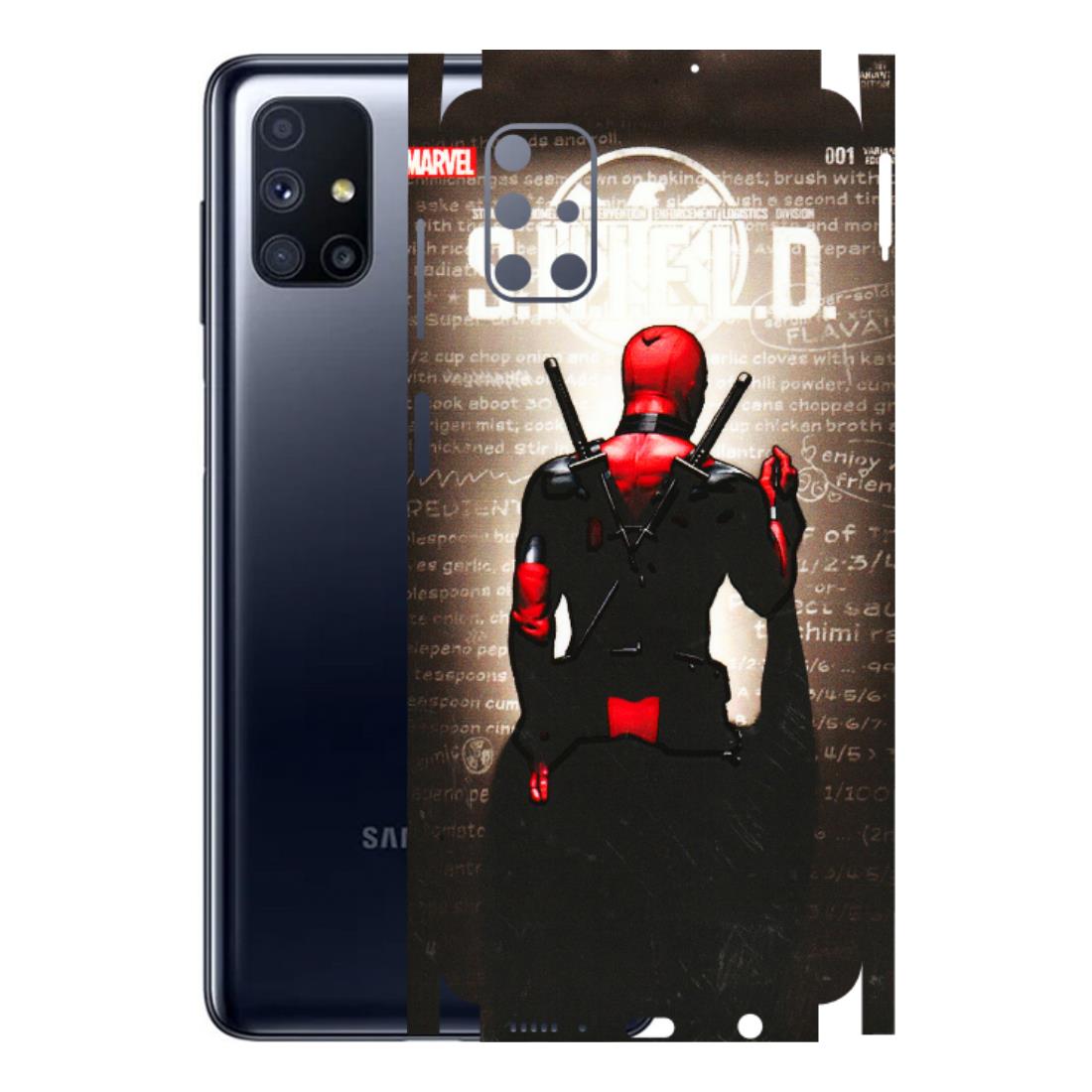Samsung M/F/Note/Flip and C Phone Skins (All Models) - Deadpool - 3D Embossed Finish (L-56) Samsung Galaxy M51