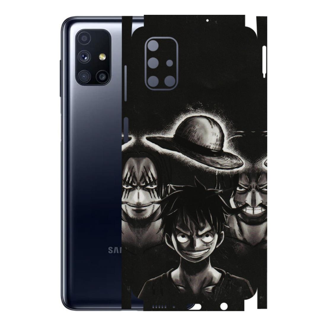 Samsung M/F/Note/Flip and C Phone Skins (All Models) - Black Luffy Hat - 3D Embossed Finish (L-57) Samsung Galaxy M51