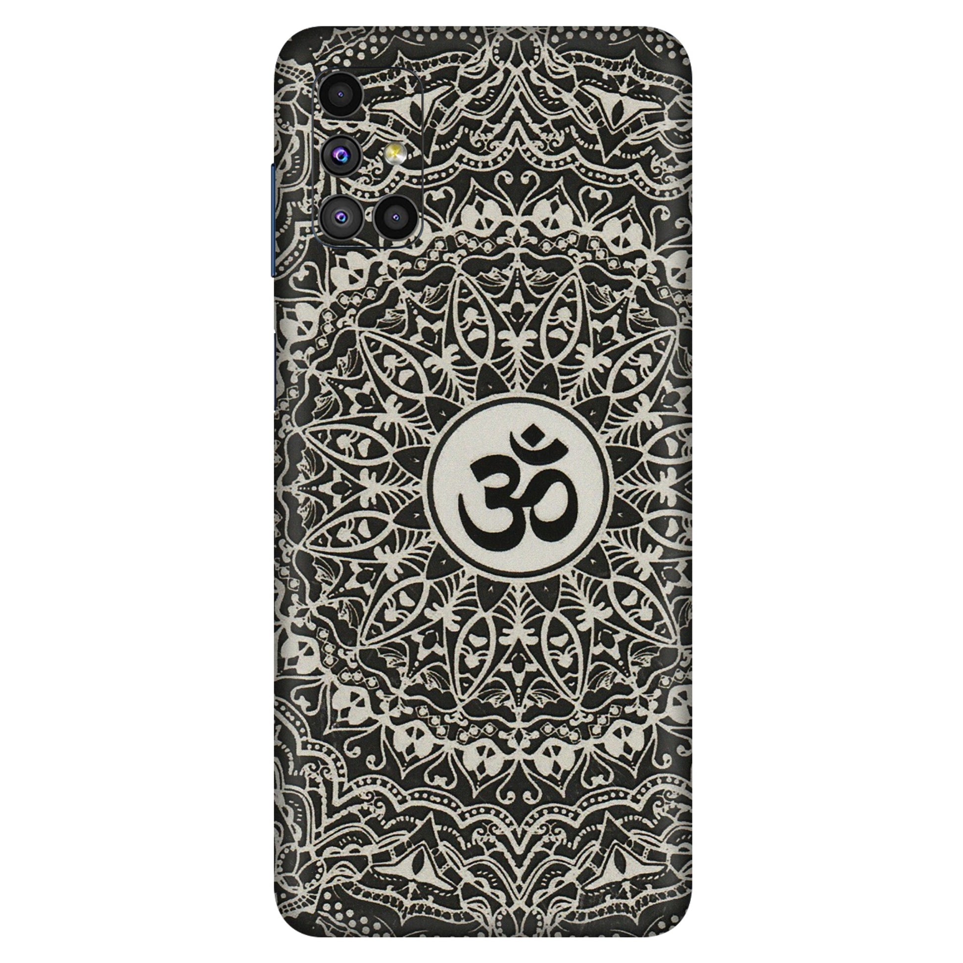 Samsung M/F/Note/Flip and C Phone Skins (All Models) - Aum Elegant Mandala - 3D Embossed Finish (L-62) Samsung Galaxy M51