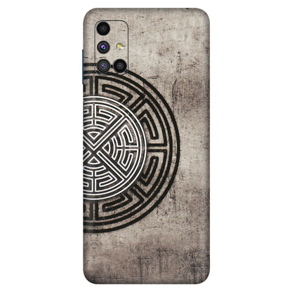 Samsung M/F/Note/Flip and C Phone Skins (All Models) - Mysterious Circular Design - 3D Embossed Finish (L-63) Samsung Galaxy M51