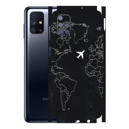Samsung M/F/Note/Flip and C Phone Skins (All Models) - Never Ending Travel - 3D Embossed Finish (L-79) Samsung Galaxy M51