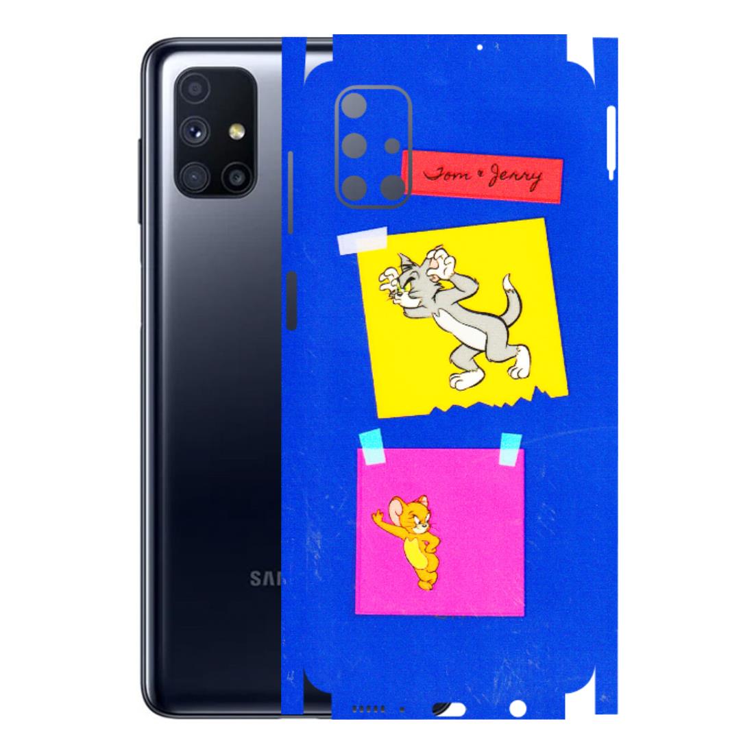 Samsung M/F/Note/Flip and C Phone Skins (All Models) - Tom N Jerry Sticky Notes - 3D Embossed Finish (L-88) Samsung Galaxy M51