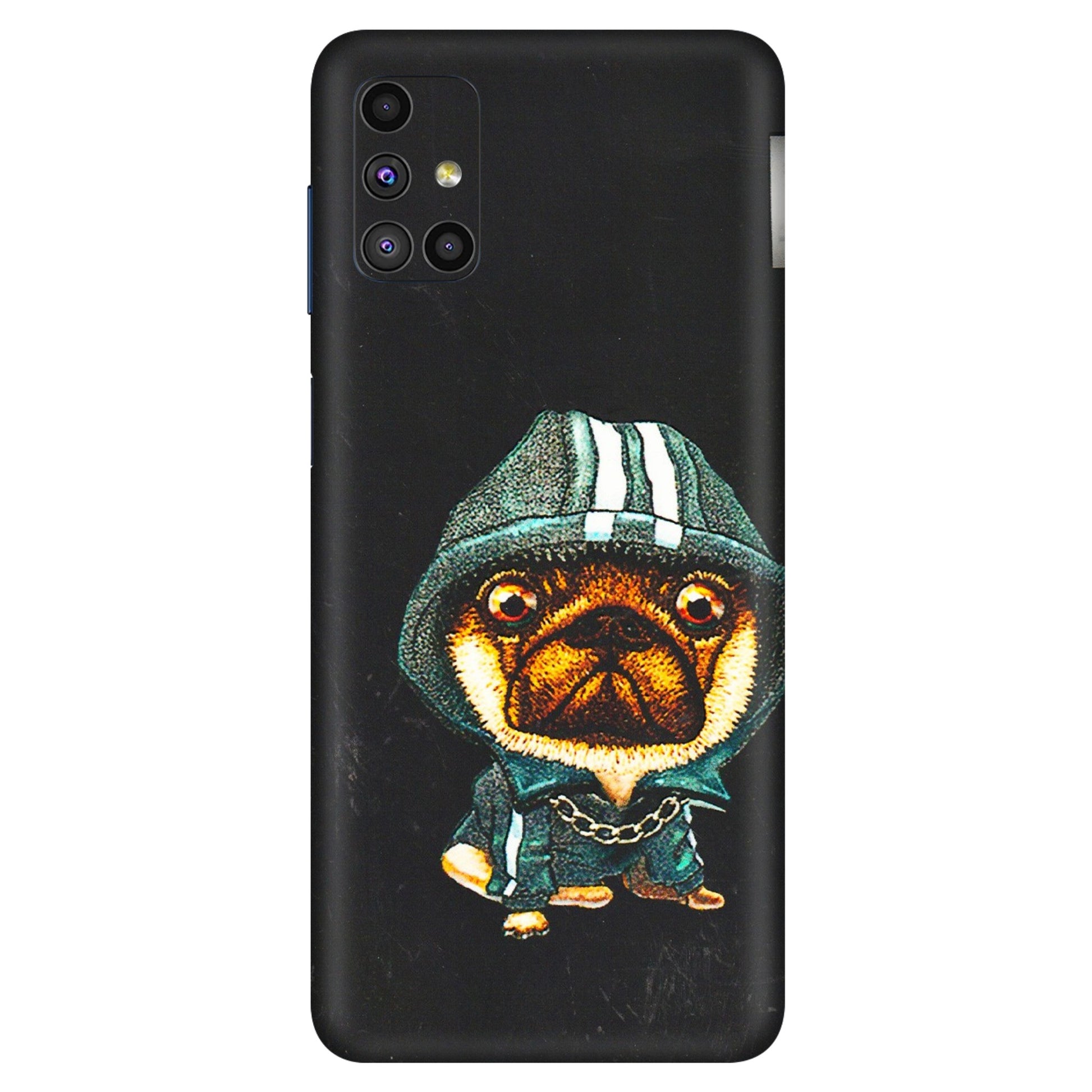 Samsung M/F/Note/Flip and C Phone Skins (All Models) - Puppy N Hoodie - 3D Embossed Finish (L-90) Samsung Galaxy M51