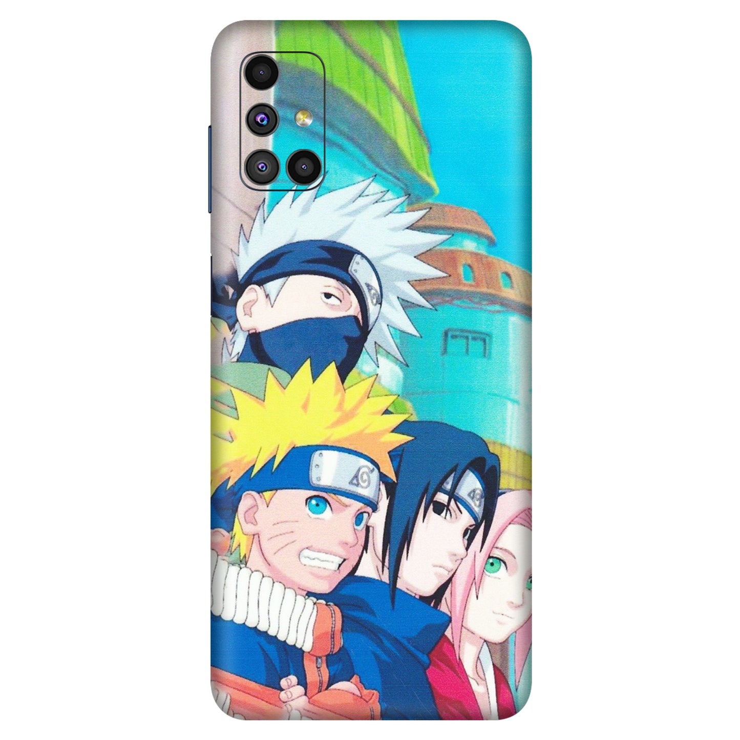 Samsung M/F/Note/Flip and C Phone Skins (All Models) - Team Minato And Kakashi - Matte Finish (M-101) Samsung Galaxy M51