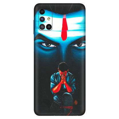Samsung M/F/Note/Flip and C Phone Skins (All Models) - Mahakal Bhakt - Matte Finish (M-112) Samsung Galaxy M51