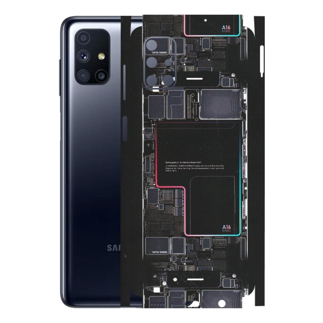 Samsung M/F/Note/Flip and C Phone Skins (All Models) - Motherboard Circuit Layout - Matte Finish (M-117) Samsung Galaxy M51