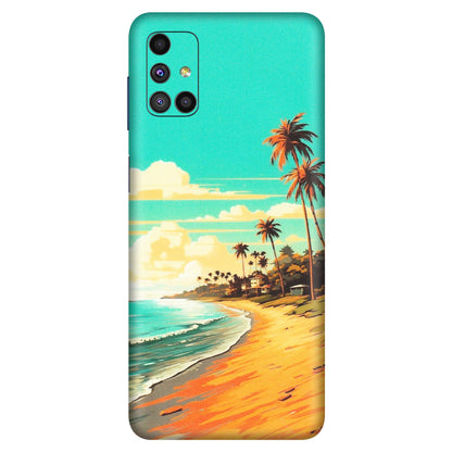 Samsung M/F/Note/Flip and C Phone Skins (All Models) - Miami Beach - Matte Finish (M-136) Samsung Galaxy M51