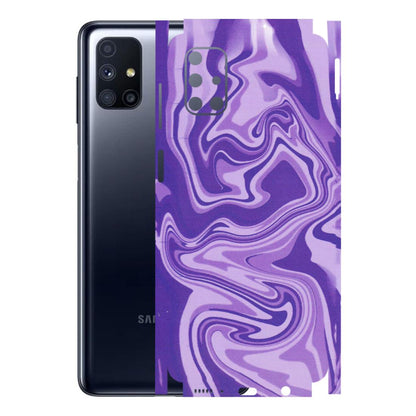 Samsung M/F/Note/Flip and C Phone Skins (All Models) - Hazy Purple Nights - Matte Finish (M-14) Samsung Galaxy M51