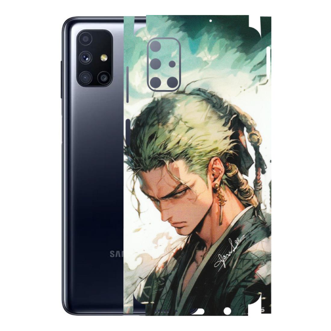 Samsung M/F/Note/Flip and C Phone Skins (All Models) - New Roronoa Zoro One Picece Anime - Matte Finish (M-140) Samsung Galaxy M51