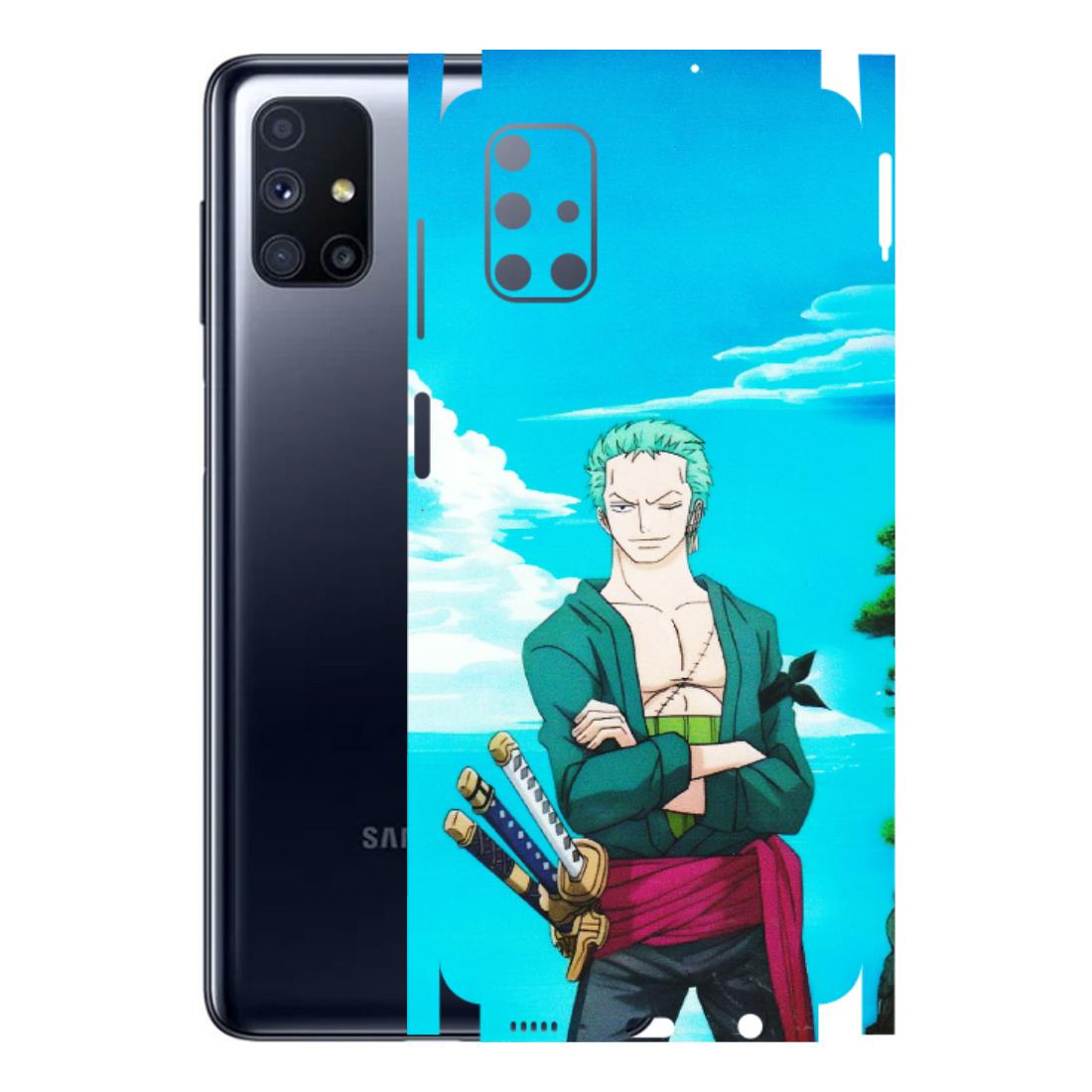 Samsung M/F/Note/Flip and C Phone Skins (All Models) - Cool Swordman Zoro Anime - Matte Finish (M-143) Samsung Galaxy M51