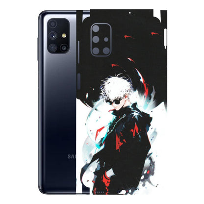 Samsung M/F/Note/Flip and C Phone Skins (All Models) - Gojo Powerful Charater Kaisen Anime - Matte Finish (M-144) Samsung Galaxy M51