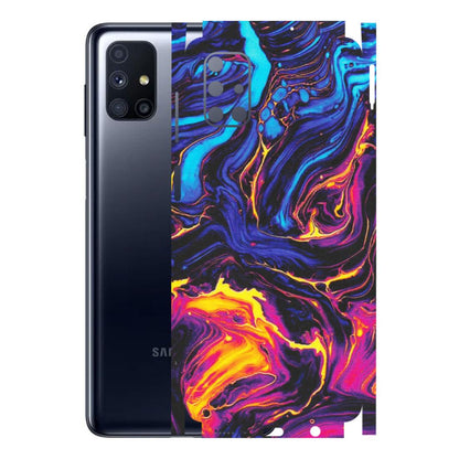 Samsung M/F/Note/Flip and C Phone Skins (All Models) - Abstract Paint Classy - Matte Finish (M-15) Samsung Galaxy M51