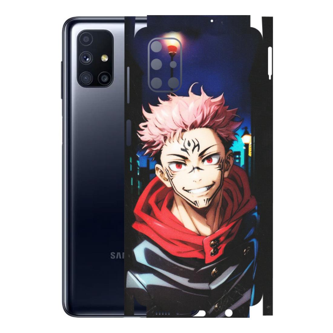 Samsung M/F/Note/Flip and C Phone Skins (All Models) - Yuji Itadori Funny Face Anime - Matte Finish (M-152) Samsung Galaxy M51