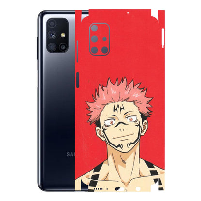 Samsung M/F/Note/Flip and C Phone Skins (All Models) - Ryomen Sukuna Fun Anime - Matte Finish (M-153) Samsung Galaxy M51