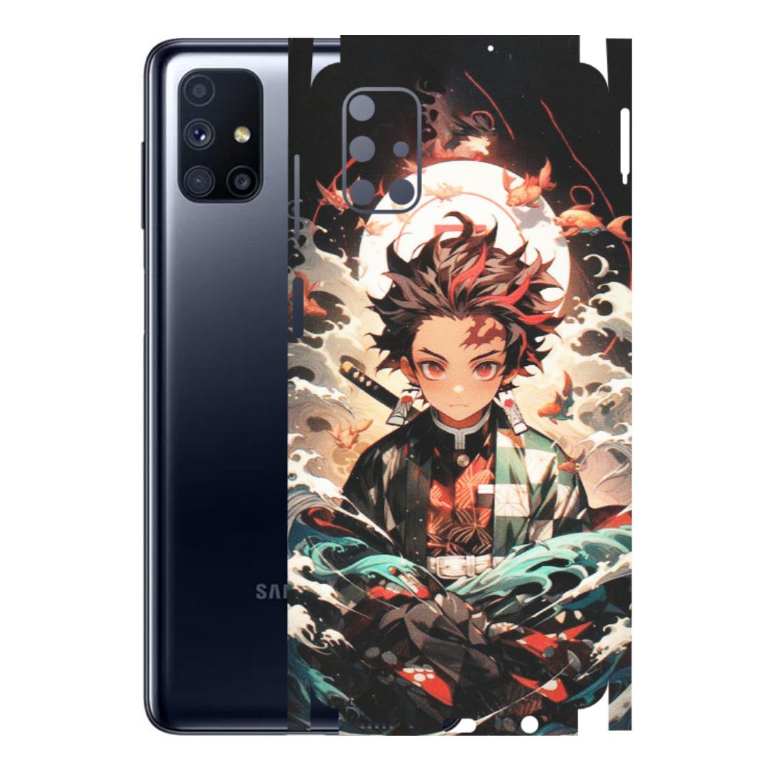 Samsung M/F/Note/Flip and C Phone Skins (All Models) - Tanjiro Demon Slayer Anime - Matte Finish (M-158) Samsung Galaxy M51