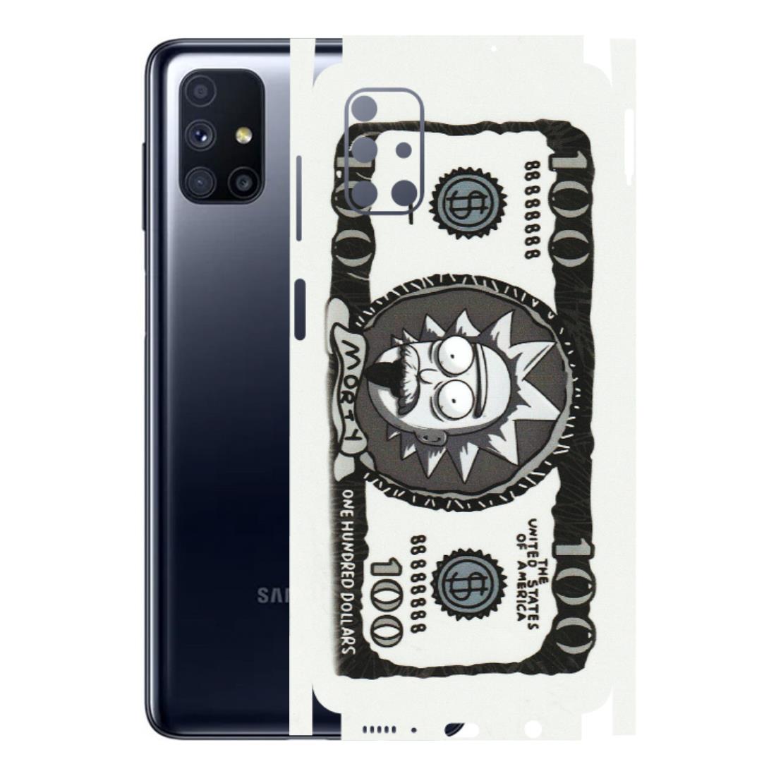 Samsung M/F/Note/Flip and C Phone Skins (All Models) - Rick And Morty Hundred Dollar Anime - Matte Finish (M-161) Samsung Galaxy M51