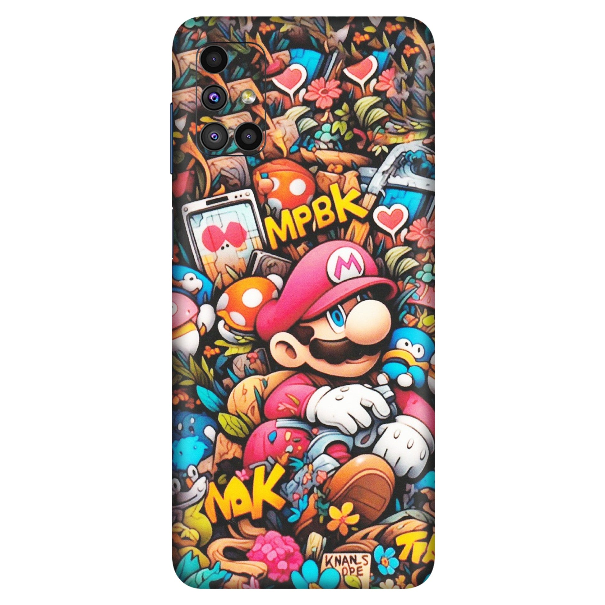 Samsung M/F/Note/Flip and C Phone Skins (All Models) - Super Mario Bros Artistic - Matte Finish (M-173) Samsung Galaxy M51