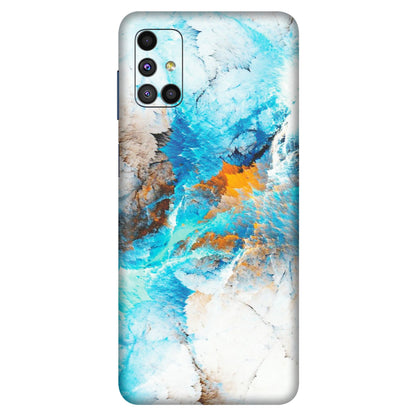 Samsung M/F/Note/Flip and C Phone Skins (All Models) - Blue Waves Abstract - Matte Finish (M-19) Samsung Galaxy M51