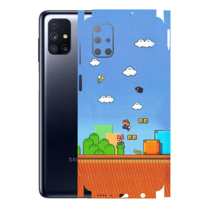 Samsung M/F/Note/Flip and C Phone Skins (All Models) - Mario Game Scene - Matte Finish (M-24) Samsung Galaxy M51