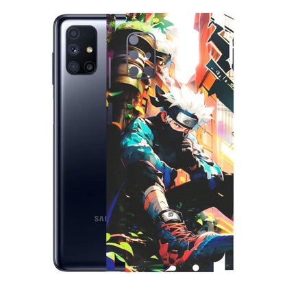 Samsung M/F/Note/Flip and C Phone Skins (All Models) - Ash & Pikachu - Matte Finish (M-26) Samsung Galaxy M51