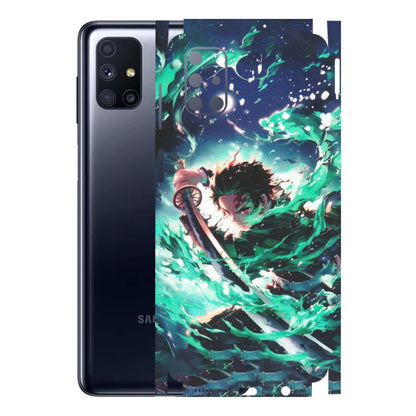Samsung M/F/Note/Flip and C Phone Skins (All Models) - Sword Fighter Anime - Matte Finish (M-29) Samsung Galaxy M51