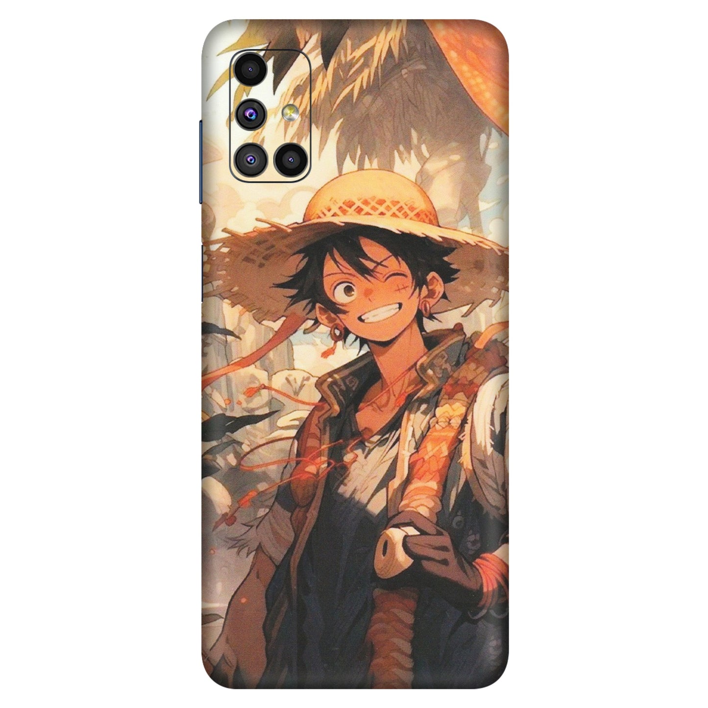 Samsung M/F/Note/Flip and C Phone Skins (All Models) - Anime Character Smile - Matte Finish (M-33) Samsung Galaxy M51