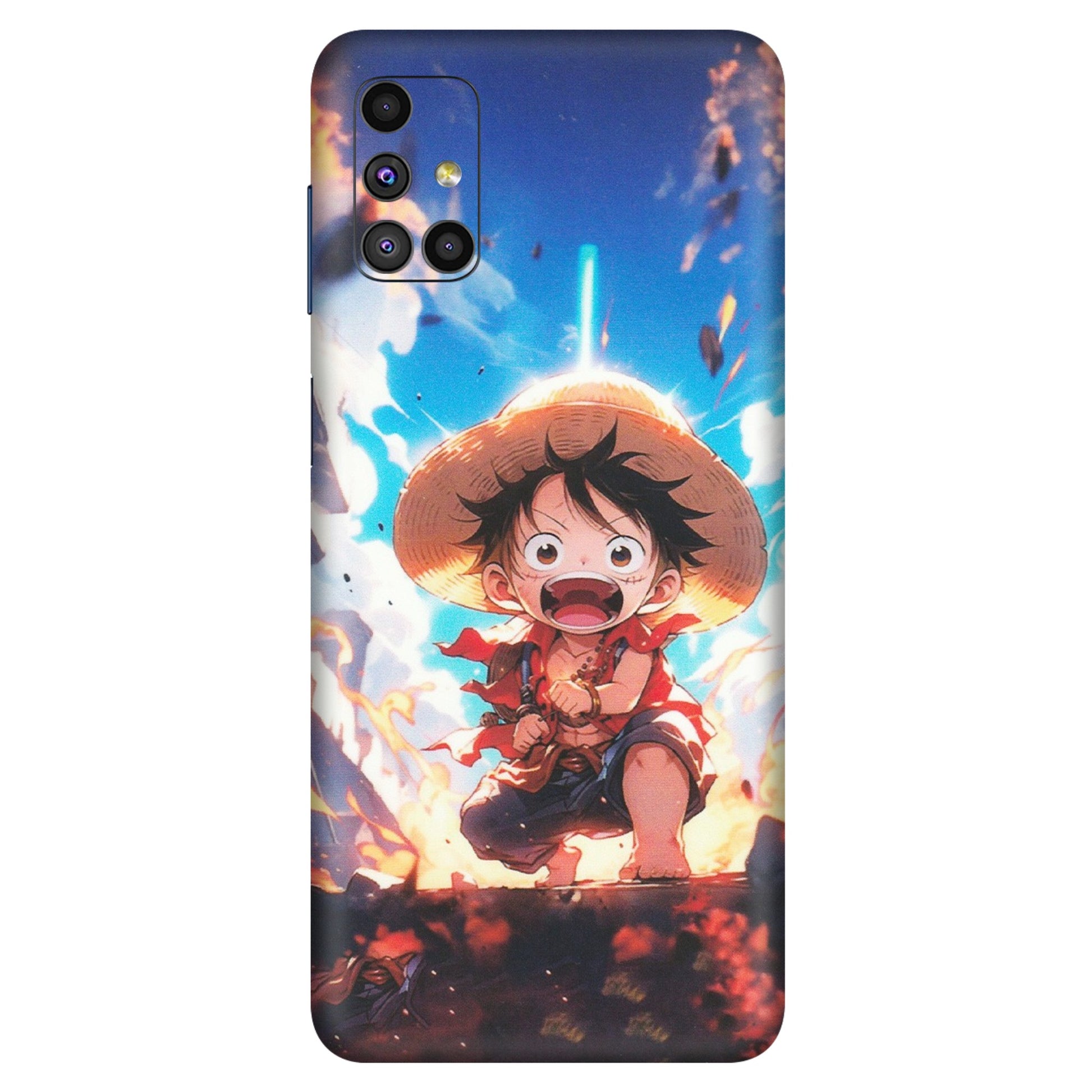 Samsung M/F/Note/Flip and C Phone Skins (All Models) - Toon One Piece Cute Character - Matte Finish (M-35) Samsung Galaxy M51