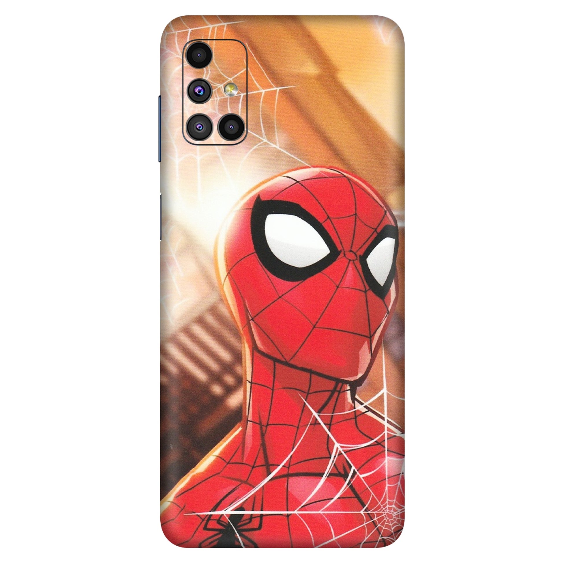 Samsung M/F/Note/Flip and C Phone Skins (All Models) - Spiderman Face New - Matte Finish (M-41) Samsung Galaxy M51